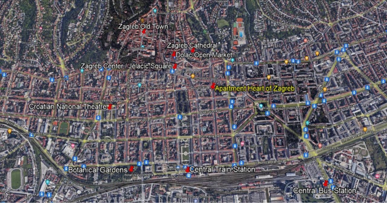 Apartment Heart Of Zagreb Exteriör bild