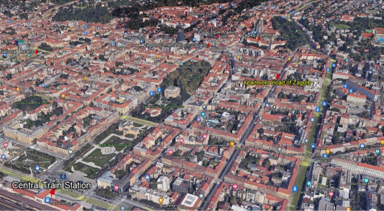 Apartment Heart Of Zagreb Exteriör bild